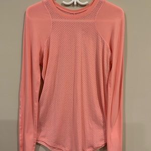 Lululemon long sleeve top. With racer back in lay.